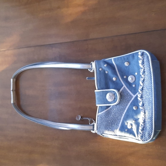 Warren Reed Denim/Silver Bag - Picture 16 of 16